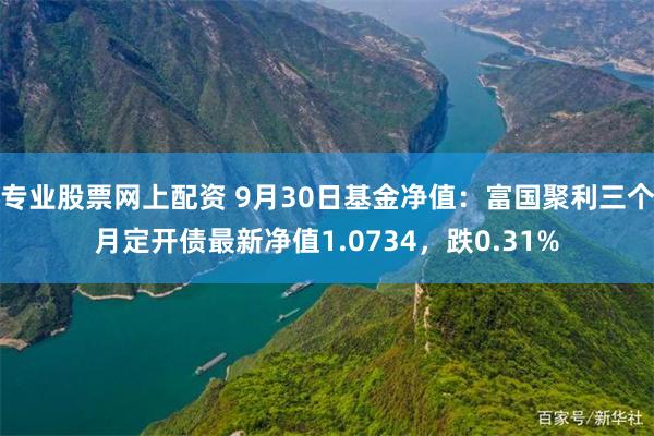 专业股票网上配资 9月30日基金净值：富国聚利三个月定开债最新净值1.0734，跌0.31%