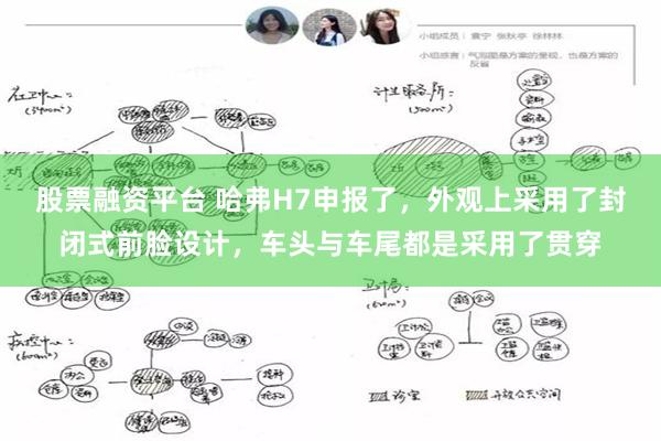 股票融资平台 哈弗H7申报了，外观上采用了封闭式前脸设计，车头与车尾都是采用了贯穿