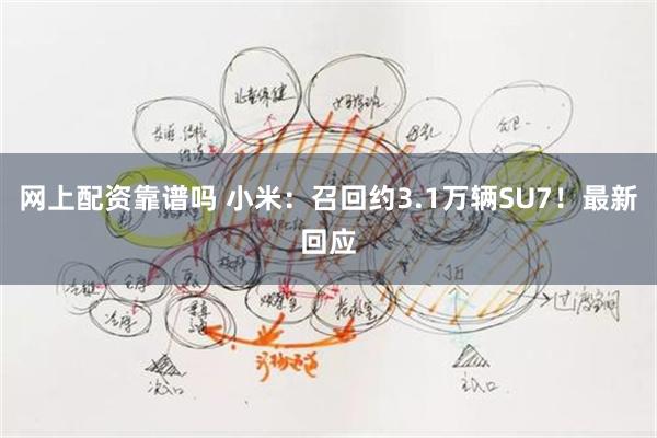 网上配资靠谱吗 小米：召回约3.1万辆SU7！最新回应