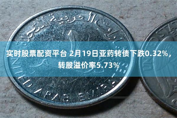 实时股票配资平台 2月19日亚药转债下跌0.32%，转股溢价率5.73%